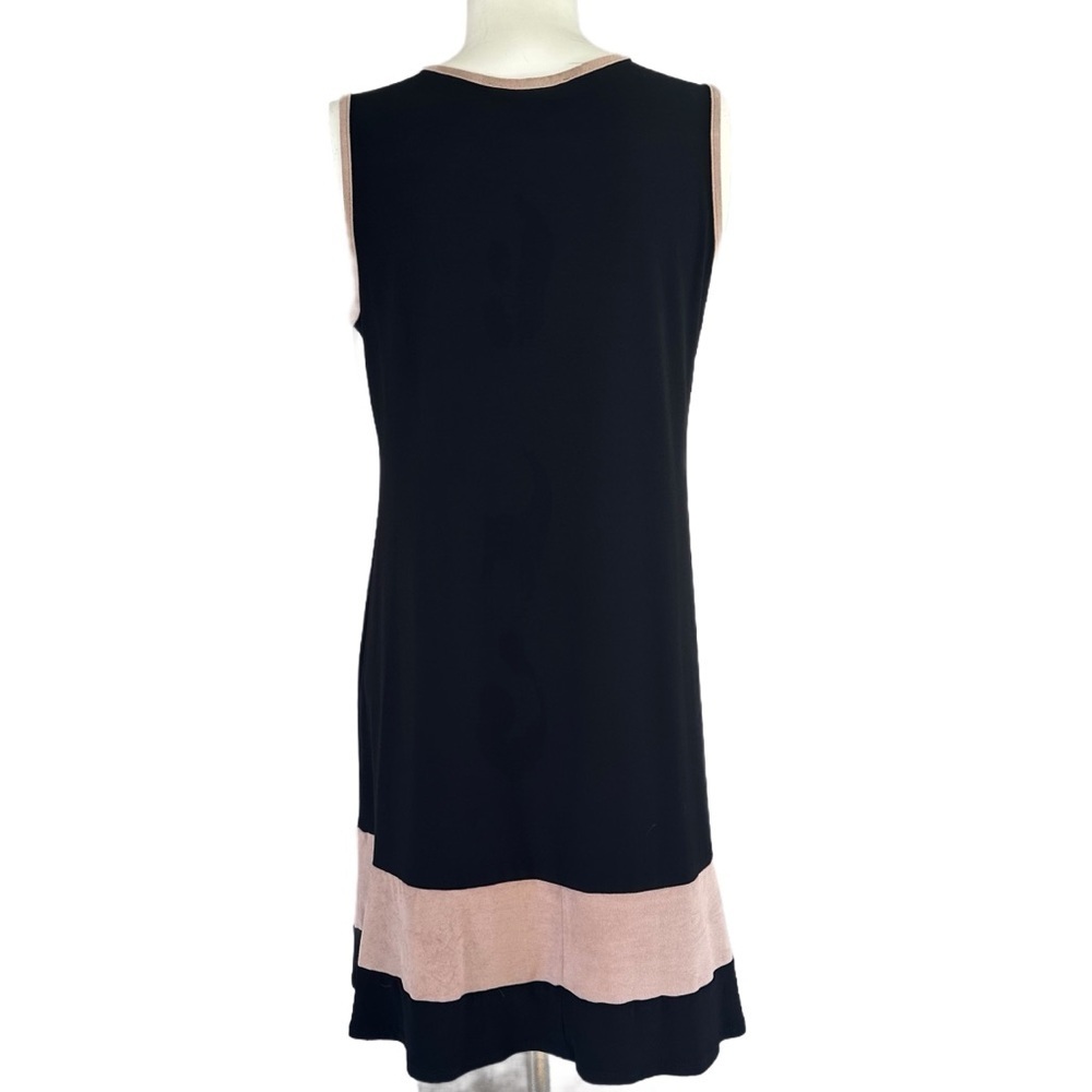 Black Sleeveless A-Line Cocktail Dress, Size 8 - Picture 2 of 6